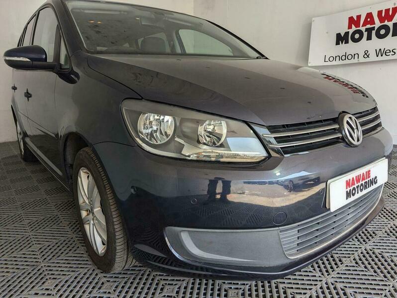Volkswagen Touran 1.6 Tdi Se Dsg RJ62RFZ Blue #6