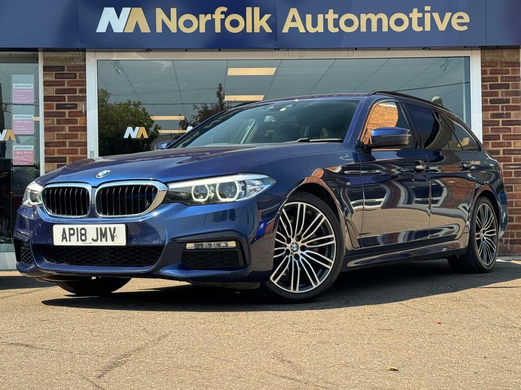 BMW 5 Series 2.0 520D M Sport Touring Euro 6 Ss Blue