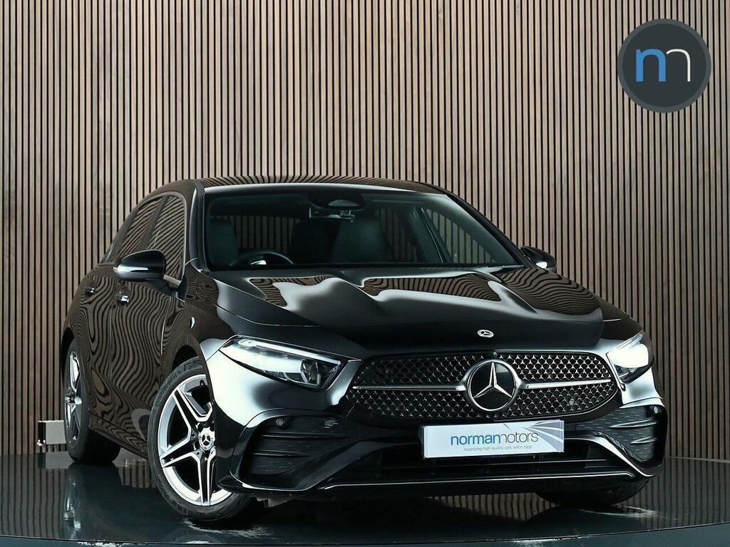 Mercedes-Benz A Class 1.3 A180h Mhev Amg Line Premium Hatchback Pe HK73BYX Black