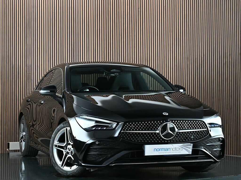 Mercedes-Benz CLA Class 1.3 Cla200h Mhev Amg Line Executive Coupe Pe Black