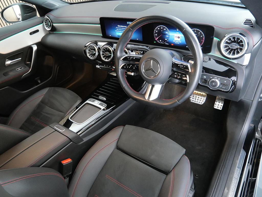Mercedes-Benz CLA Class 1.3 Cla200h Mhev Amg Line Executive Coupe Pe Black #3