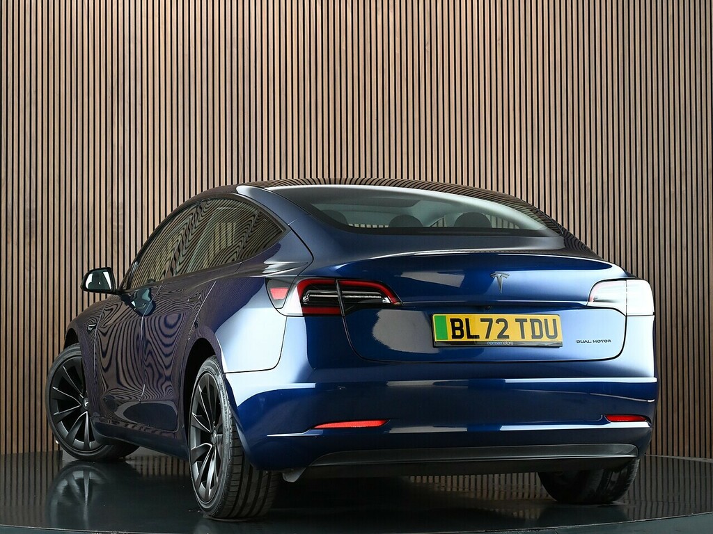 Tesla Model 3 Dual Motor Long Range Saloon 4 BL72TDU Blue #2
