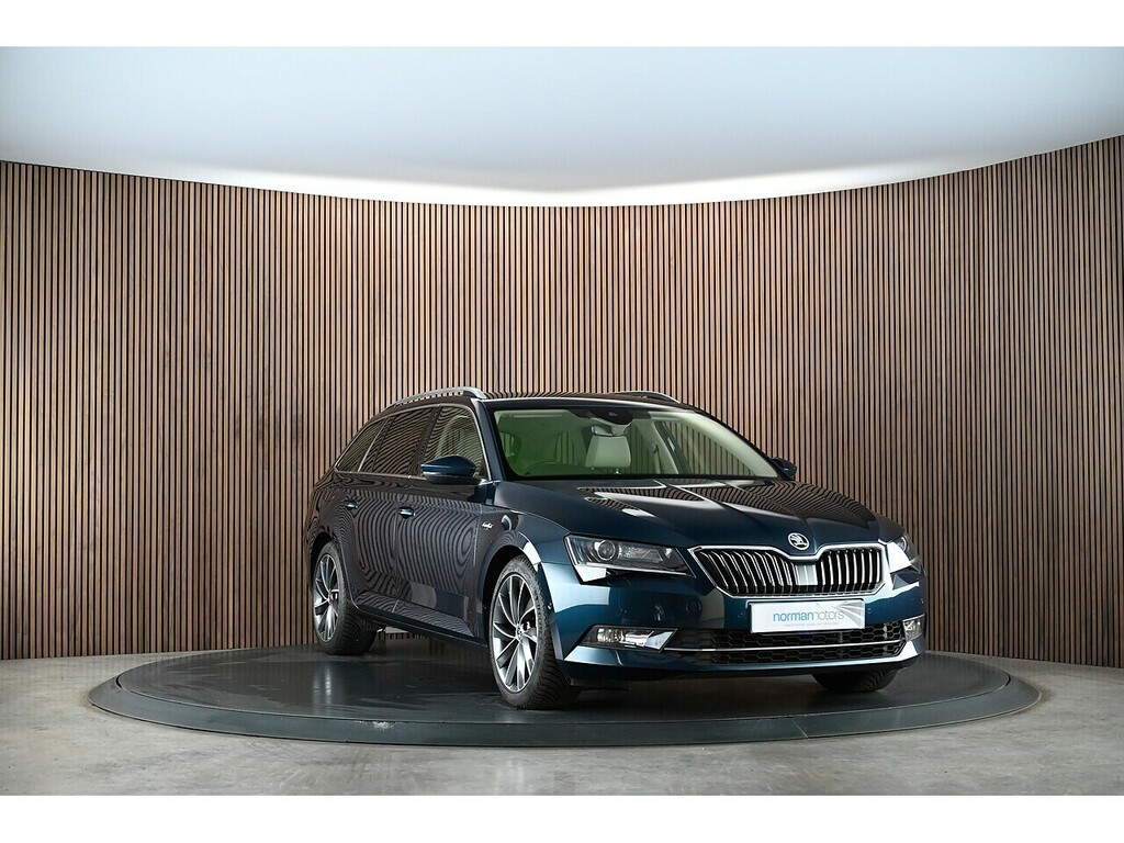 Skoda Superb 2.0 Tsi Laurin Klement Estate Dsg 4Wd Blue #4