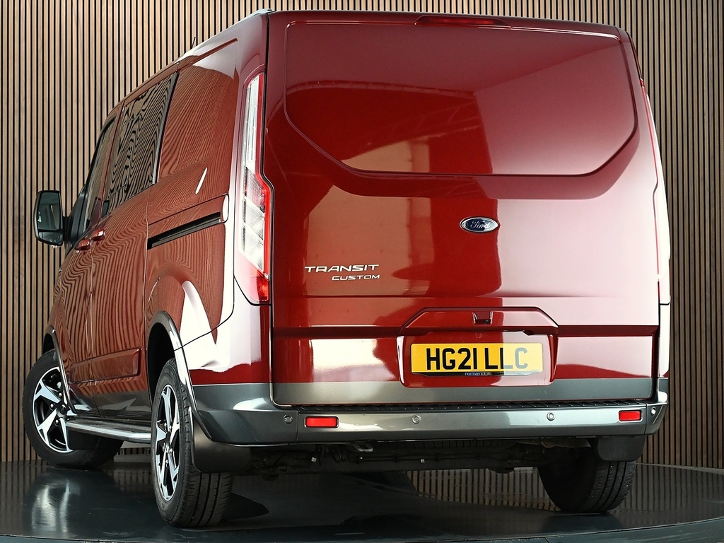 Ford Transit Custom 2.0 320 Ecoblue Active Crew Van Double Cab Die Red #2