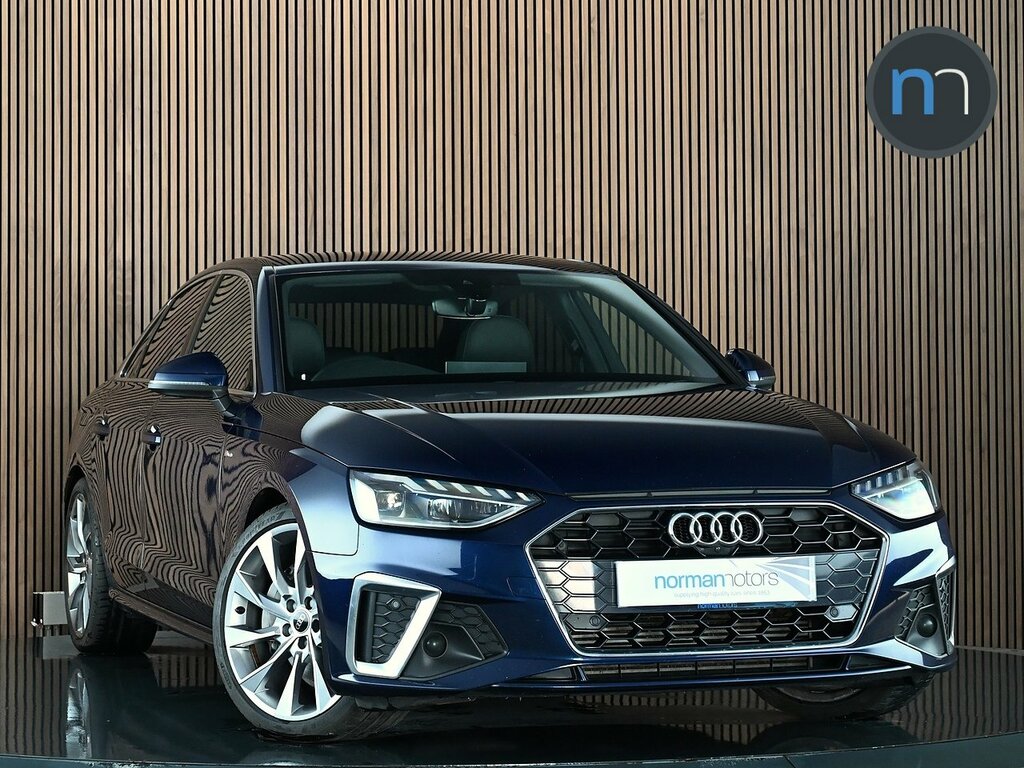 Audi A4 2.0 Tfsi 40 S Line Saloon S Tronic Euro Blue