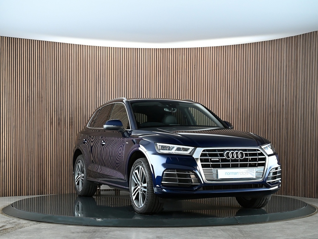 Audi Q5 2.0 Tdi 40 S Line Suv S Tronic Quattro Blue #4