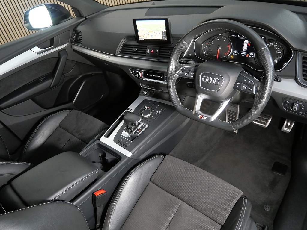 Audi Q5 2.0 Tdi 40 S Line Suv S Tronic Quattro Blue #3