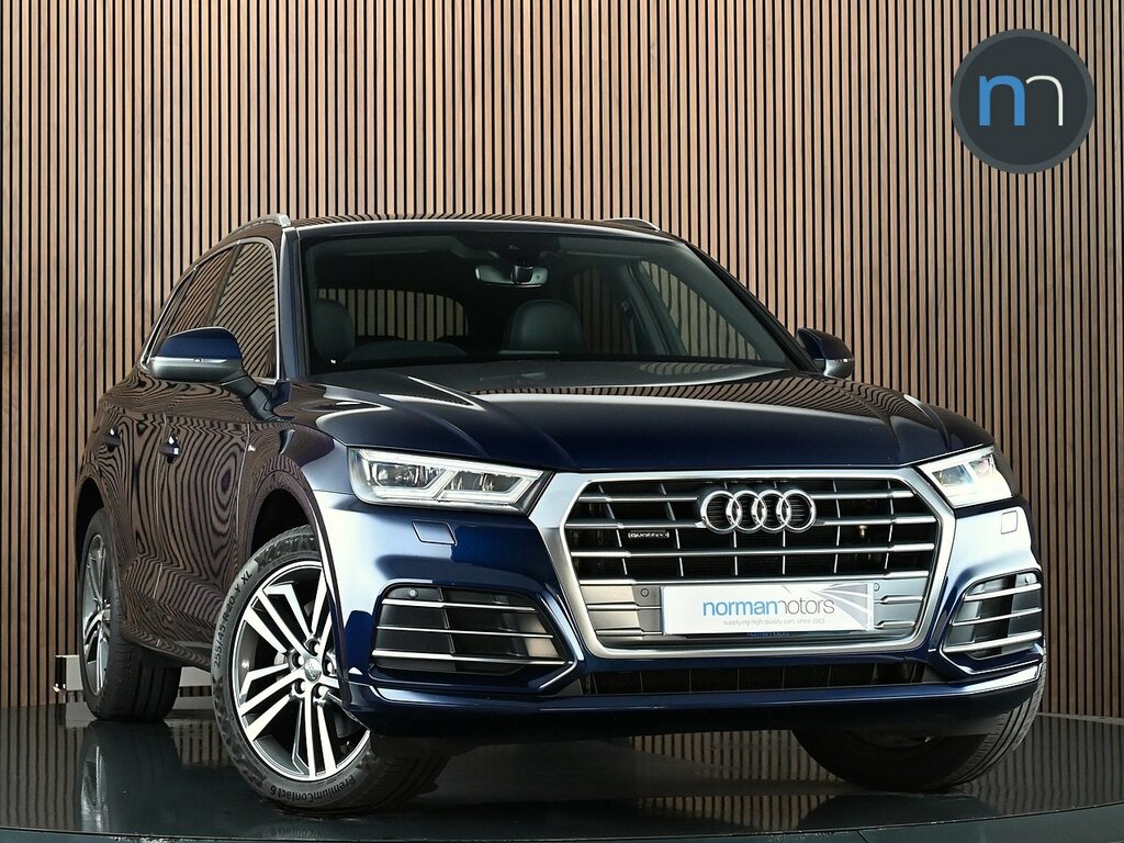 Audi Q5 2.0 Tdi 40 S Line Suv S Tronic Quattro Blue
