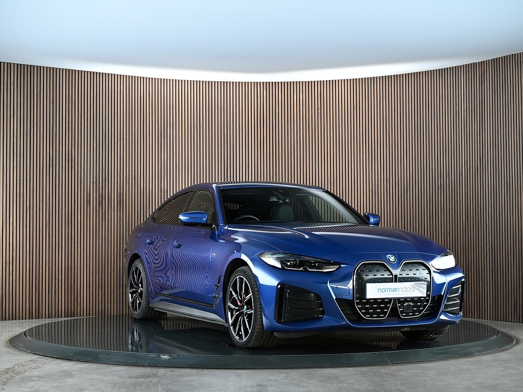 BMW i4 40 83.9Kwh M Sport Gran Coupe Ed Blue #3