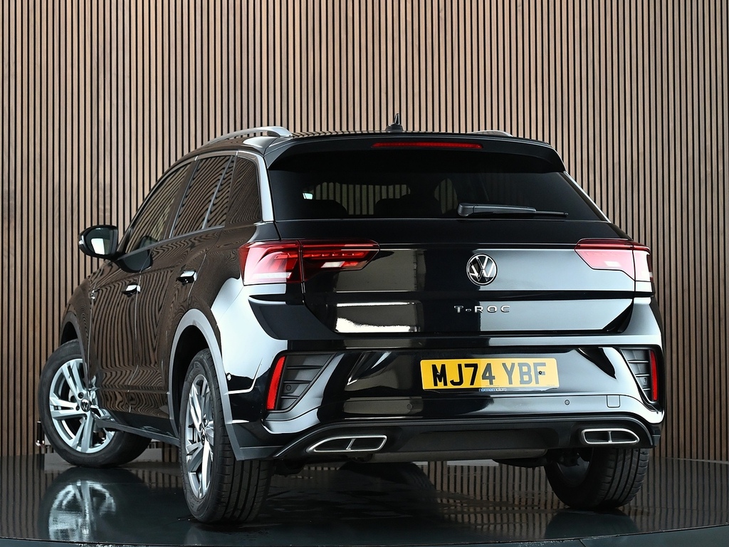 Volkswagen T-Roc 1.5 Tsi R-line Suv Dsg Euro 6 Ss 15 Black #2