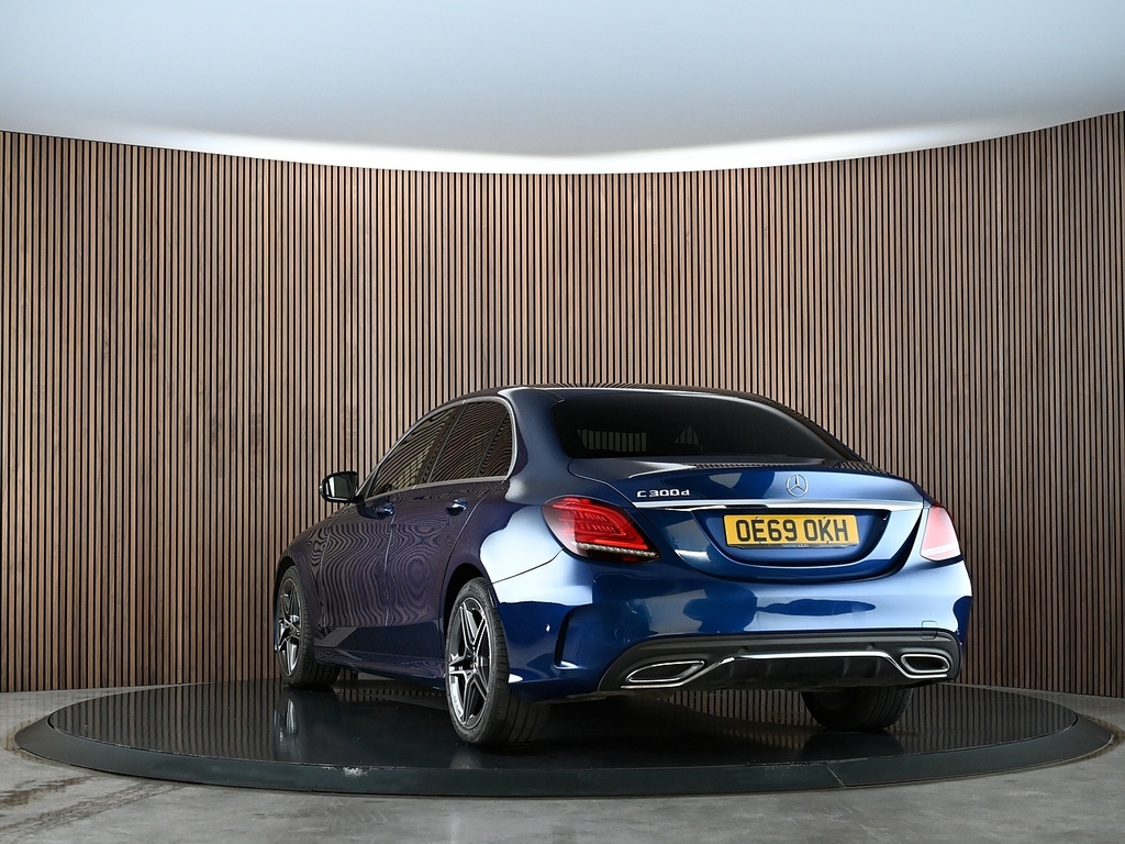 Mercedes-Benz C Class 2.0 C300d Amg Line Edition Premium Saloon Di Blue #6