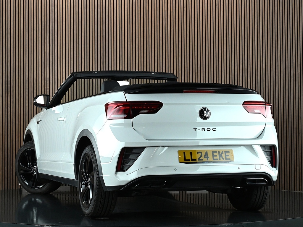 Volkswagen T-Roc 1.5 Tsi R-line Convertible Dsg 2Wd Euro White #2