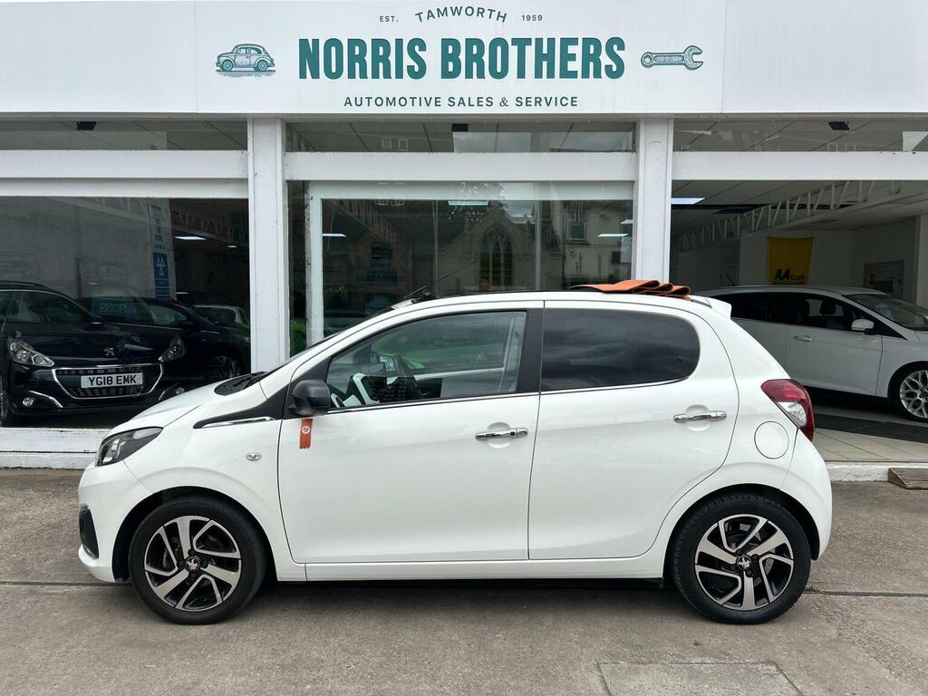 Peugeot 108 Hatchback 1.2 Puretech Roland Garros Top Euro 6 5 White #6