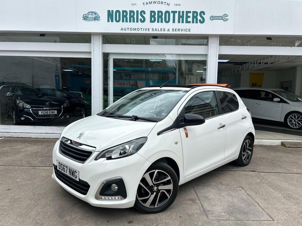 Peugeot 108 Hatchback 1.2 Puretech Roland Garros Top Euro 6 5 White #3