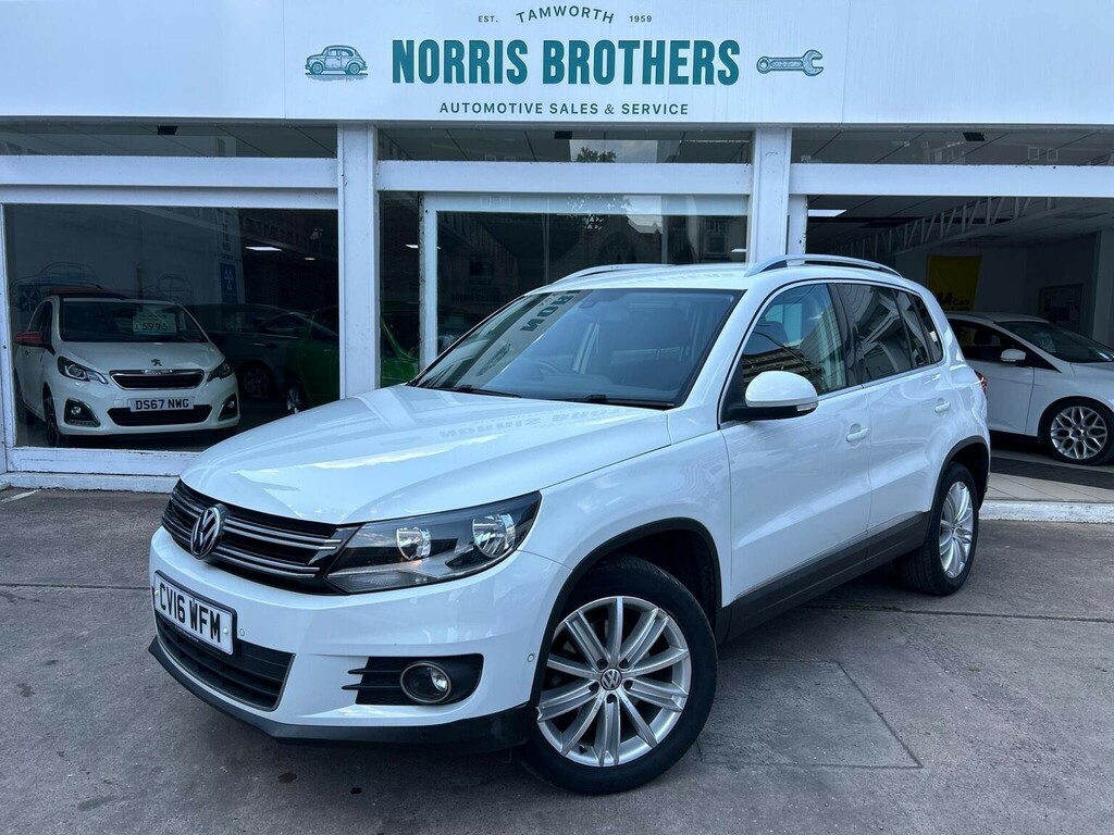 Volkswagen Tiguan Suv 2.0 Tdi Bluemotion Tech Match Edition 4Wd Euro CV16WFM White #3