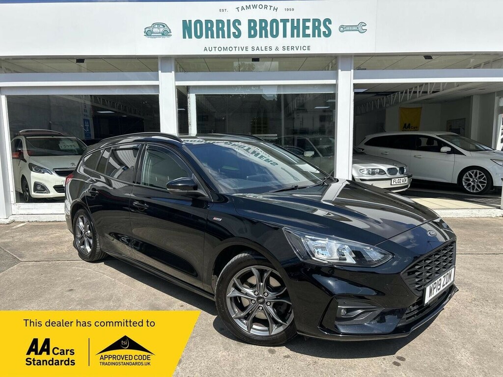 Ford Focus Estate 1.5 Ecoblue St-line Euro 6 Ss 2019 Black