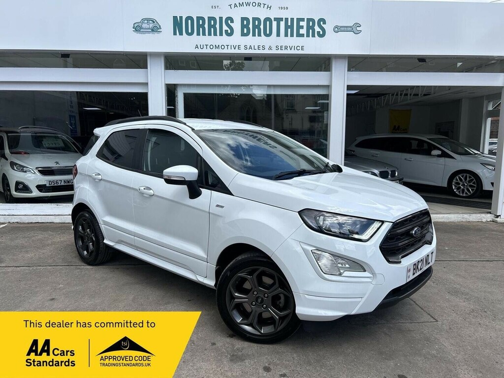 Ford Ecosport 1.0T Ecoboost St-line Euro 6 Ss White