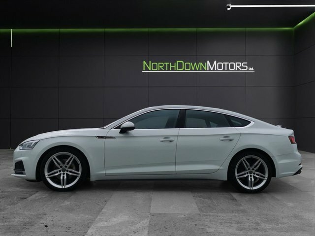 Audi A5 2019 2.0 Tdi 40 S Line Sportback S Tron White #3