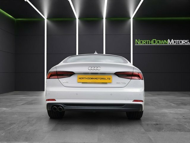 Audi A5 2019 2.0 Tdi 40 S Line Sportback S Tron White #5
