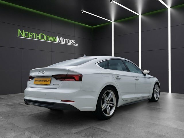 Audi A5 2019 2.0 Tdi 40 S Line Sportback S Tron White #6