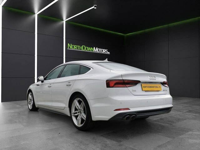 Audi A5 2019 2.0 Tdi 40 S Line Sportback S Tron White #4
