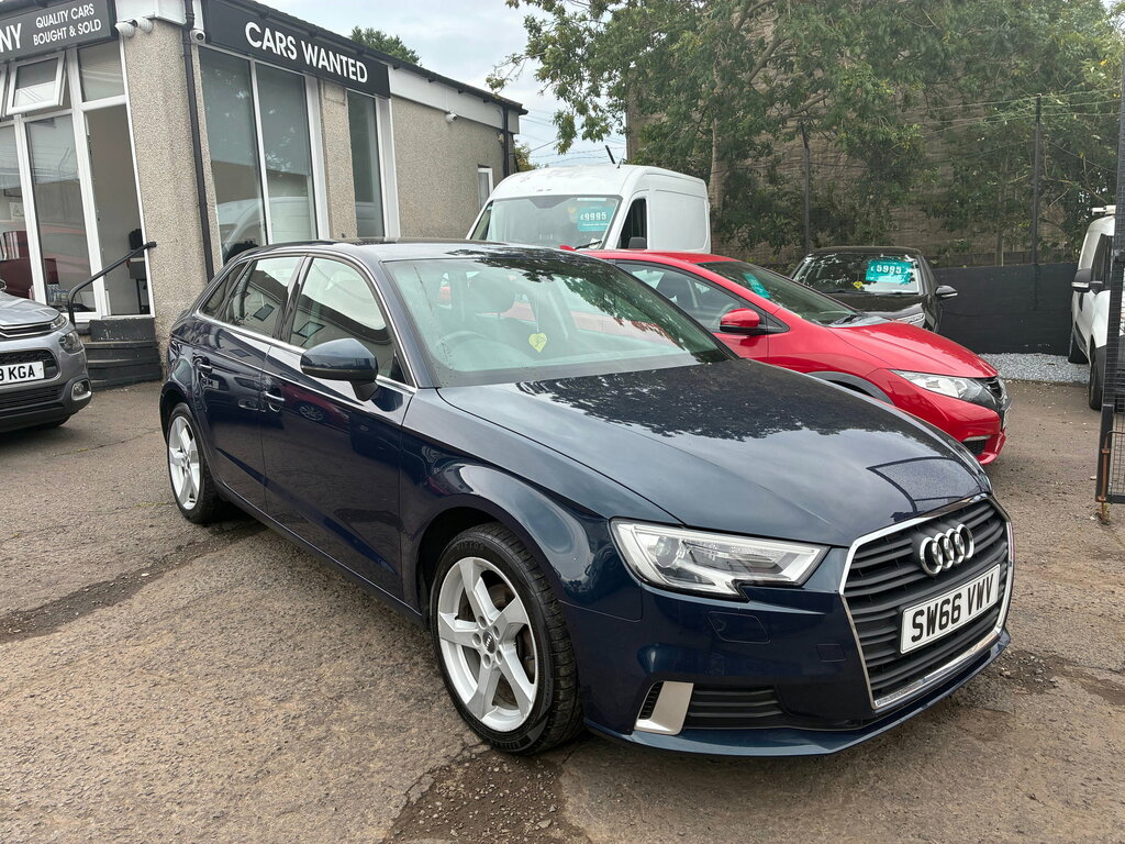Audi A3 2.0 Tdi Sport Sportback S Tronic 6 Blue