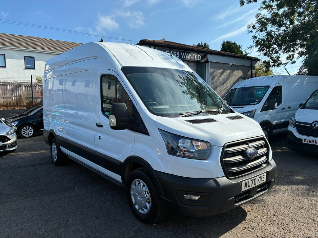 Ford Transit Custom 2.0 350 Ecoblue Leader Panel Van White
