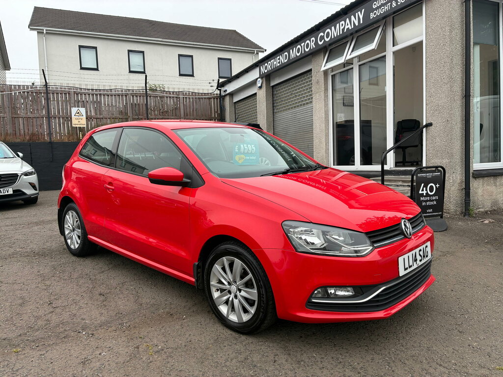 Volkswagen Polo 1.0 Bluemotion Tech Se Hatchback Red