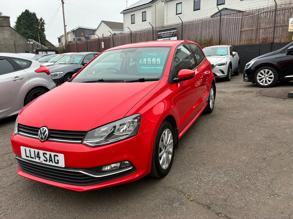 Volkswagen Polo 1.0 Bluemotion Tech Se Hatchback Red #3