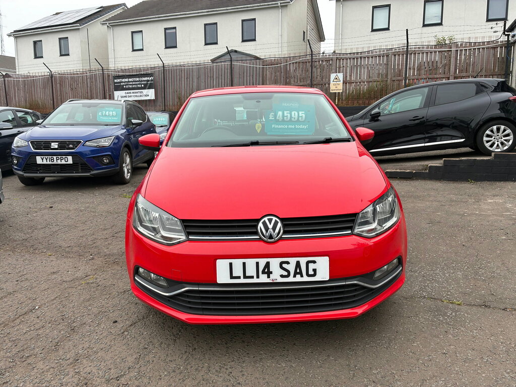 Volkswagen Polo 1.0 Bluemotion Tech Se Hatchback Red #2