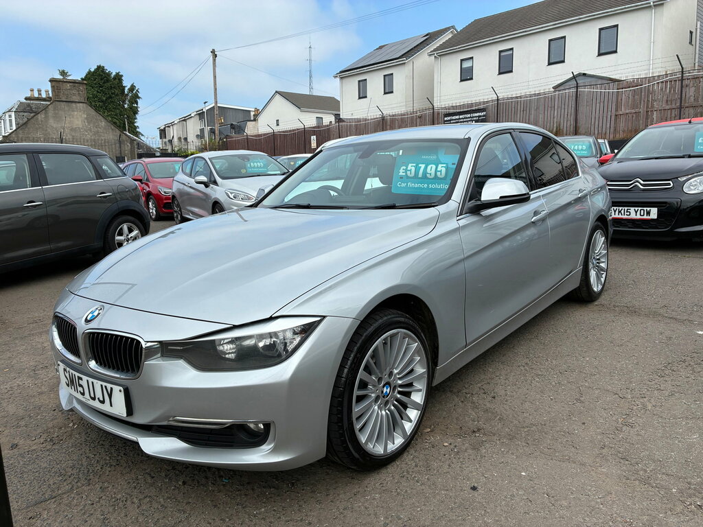 BMW 3 Series 2.0 318D Luxury Saloon Euro 5 S Silver #4