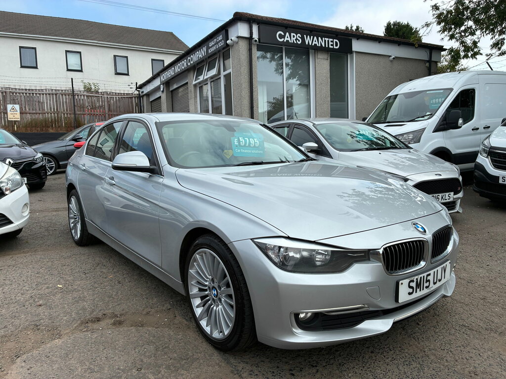 BMW 3 Series 2.0 318D Luxury Saloon Euro 5 S Silver #2