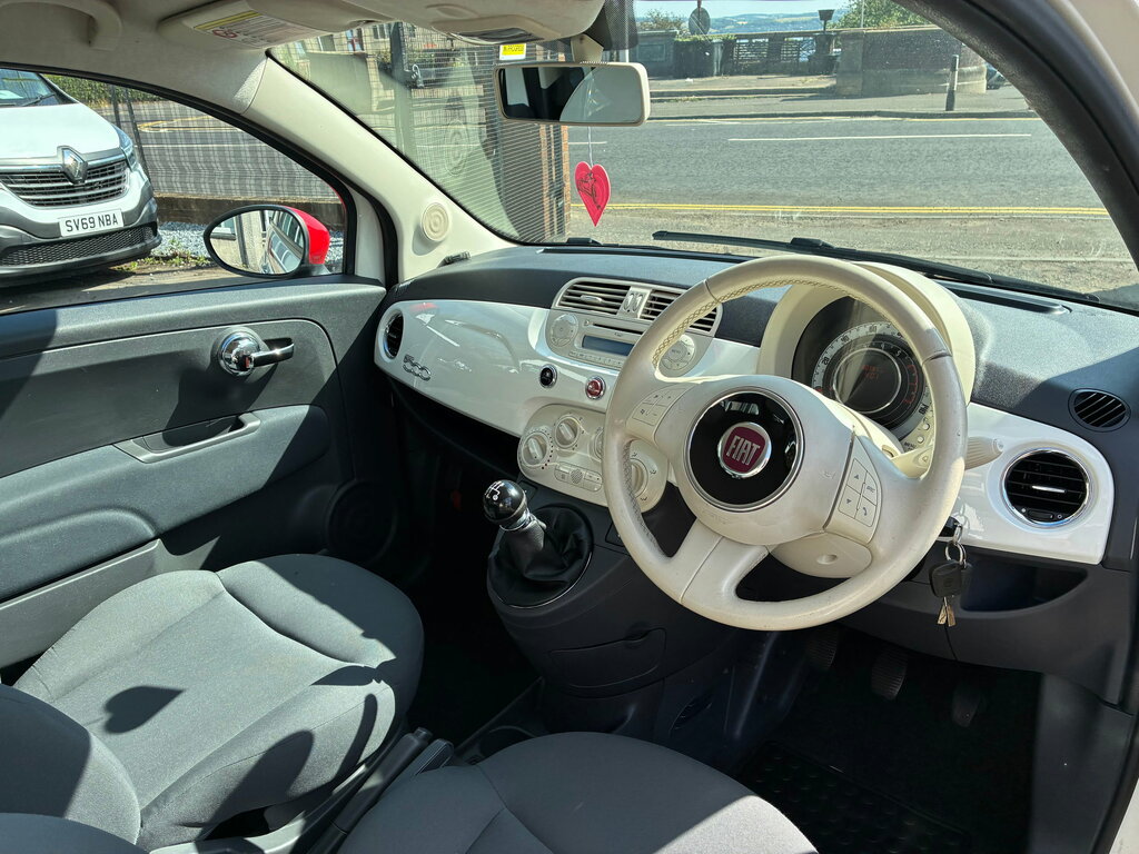 Fiat 500 2013 1.2L Pop 69 Bhp White #11