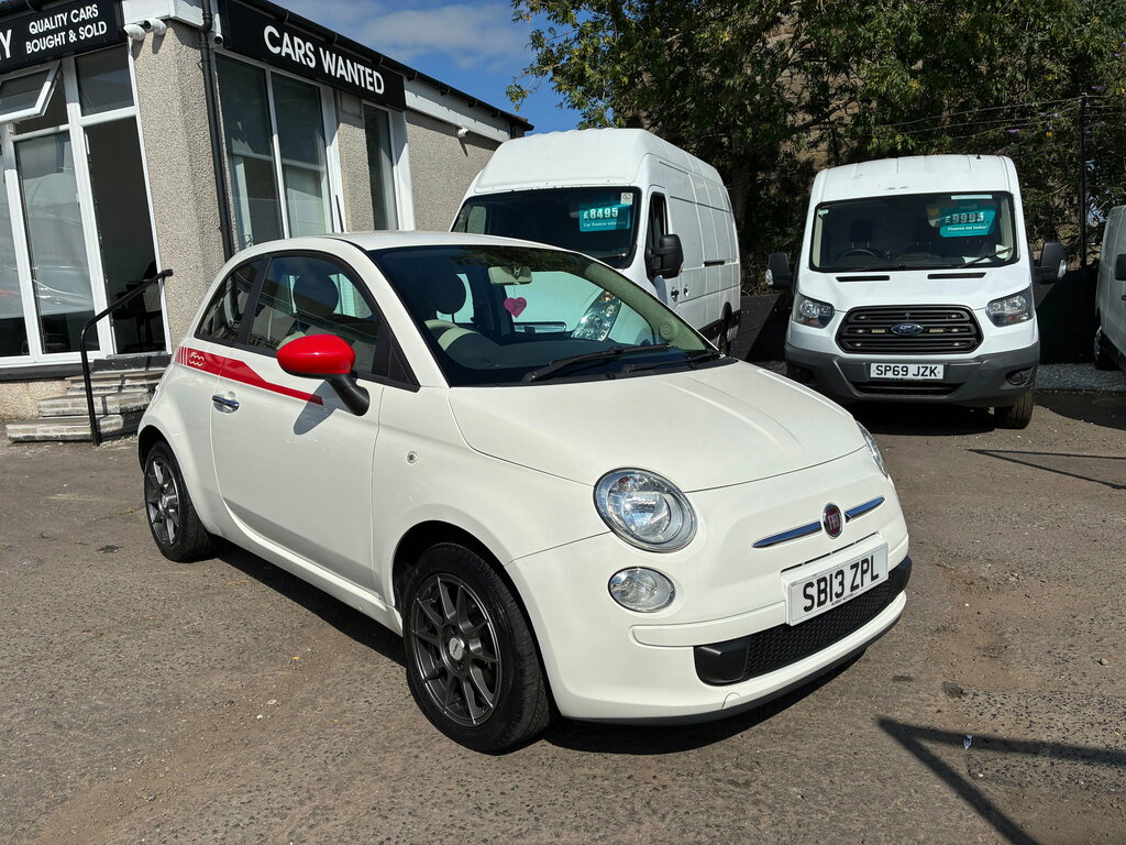 Fiat 500 1.2 Pop Hatchback Euro 4 69 Bhp White