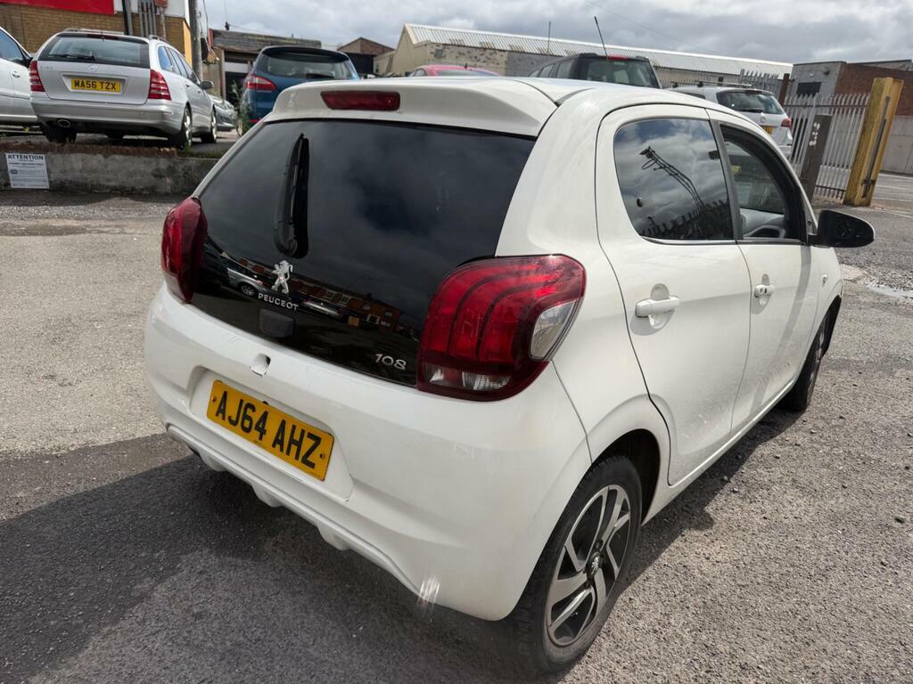 Peugeot 108 1.2 Vti Puretech Allure Euro 5 White #4
