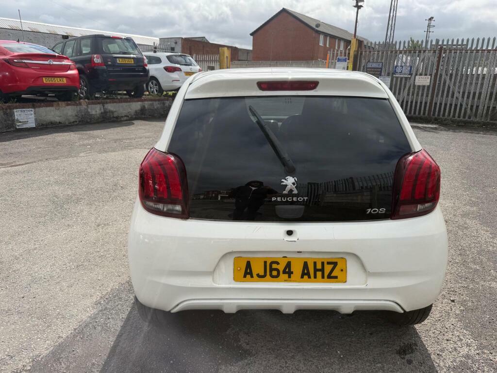 Peugeot 108 1.2 Vti Puretech Allure Euro 5 White #5
