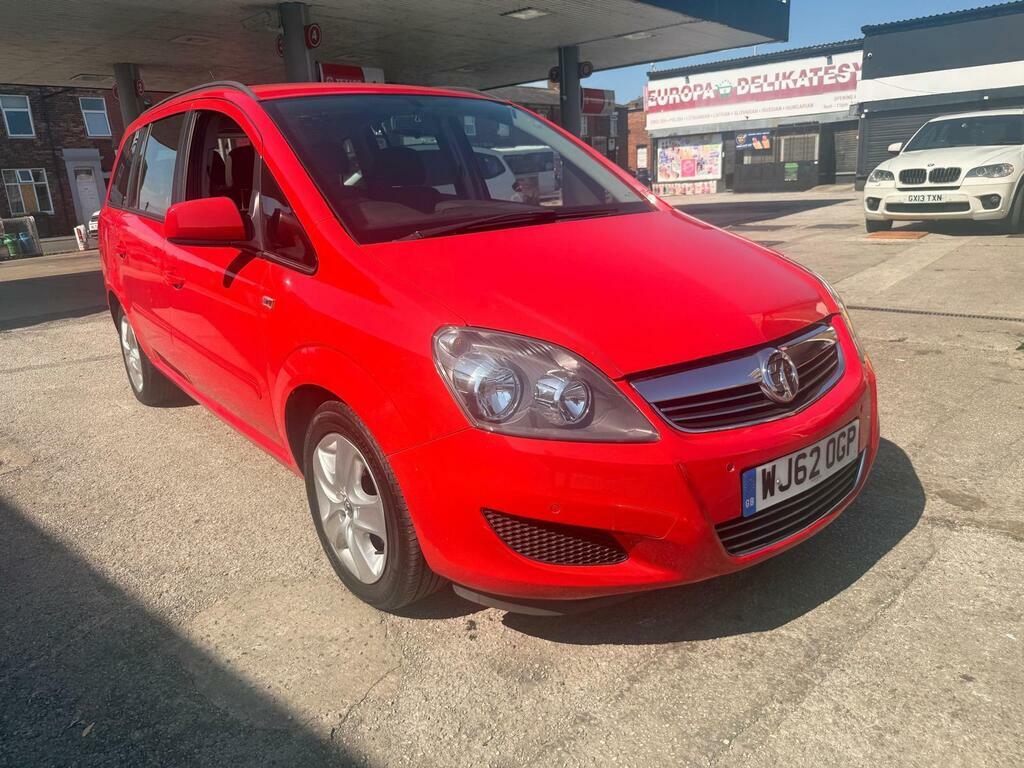 Vauxhall Zafira 1.6 16V Exclusiv Euro 5 Red