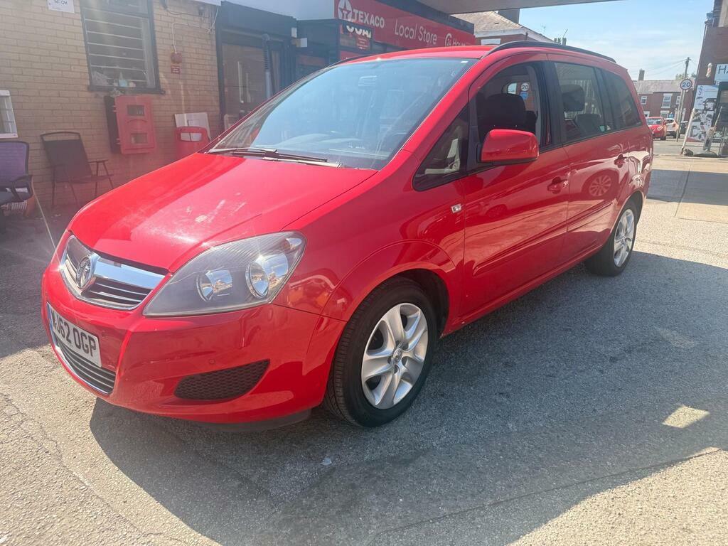 Vauxhall Zafira 1.6 16V Exclusiv Euro 5 Red #3