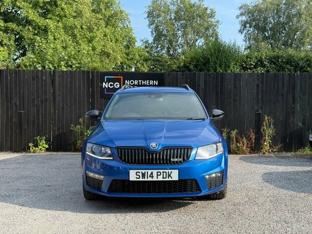 Skoda Octavia 2014 2.0 Tdi Vrs Estate Dsg Euro 5 Ss Blue #2