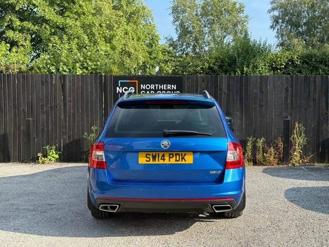 Skoda Octavia 2014 2.0 Tdi Vrs Estate Dsg Euro 5 Ss Blue #6