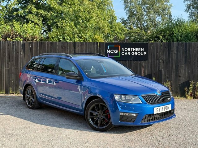 Skoda Octavia 2014 2.0 Tdi Vrs Estate Dsg Euro 5 Ss Blue