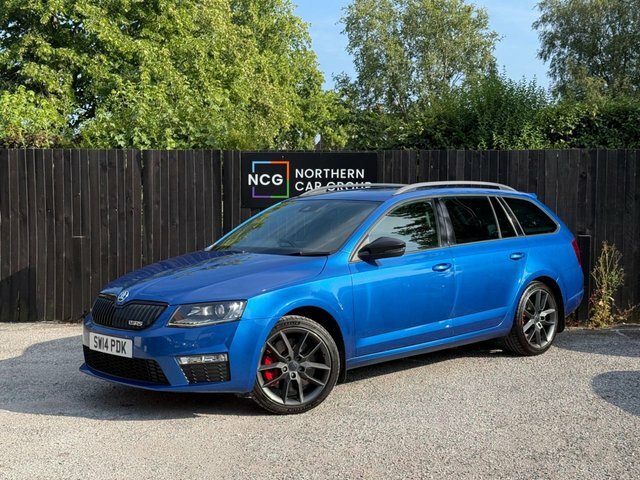 Skoda Octavia 2014 2.0 Tdi Vrs Estate Dsg Euro 5 Ss Blue #3