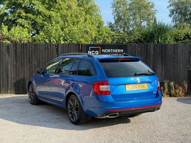 Skoda Octavia 2014 2.0 Tdi Vrs Estate Dsg Euro 5 Ss Blue #4