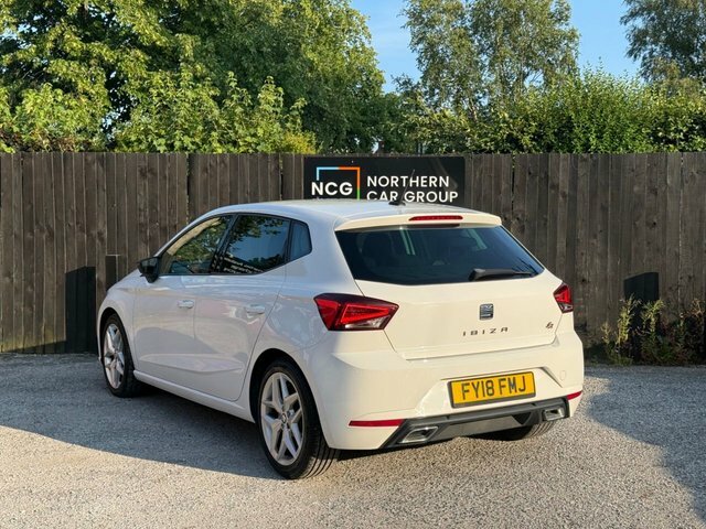 Seat Ibiza 2018 1.0 Tsi Fr Hatchback Euro 6 White #4