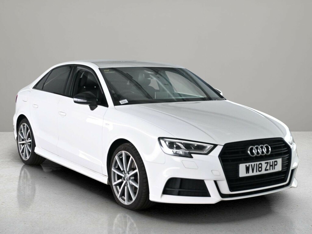 Audi A3 2.0 Tdi Black Edition S Tronic Euro 6 Ss White