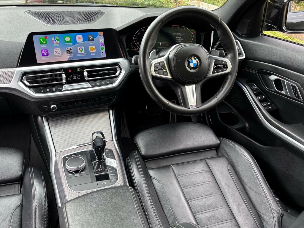 BMW 3 Series Saloon 2.0 330I M Sport Euro 6 Ss 201 RF19GUK Black #2