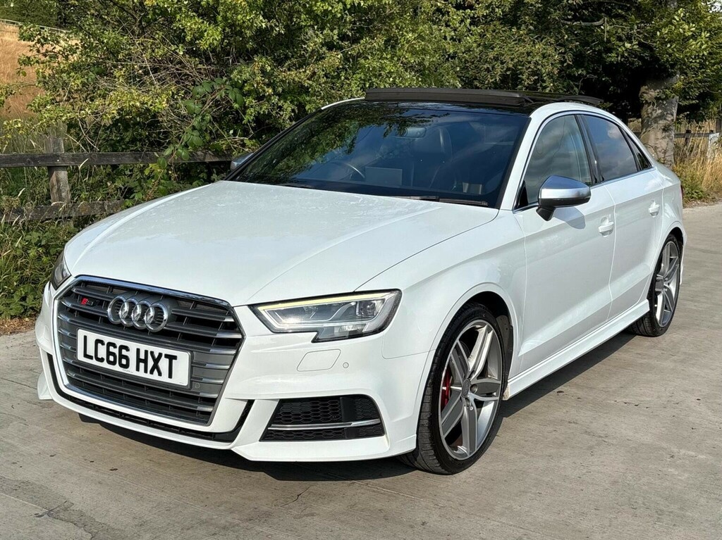 Audi S3 Saloon 2.0 Tfsi S Tronic Quattro Euro 6 Ss White