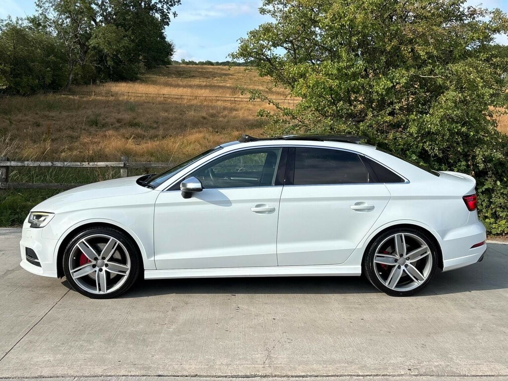 Audi S3 Saloon 2.0 Tfsi S Tronic Quattro Euro 6 Ss LC66HXT White #6