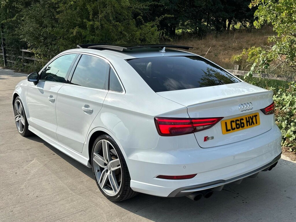 Audi S3 Saloon 2.0 Tfsi S Tronic Quattro Euro 6 Ss LC66HXT White