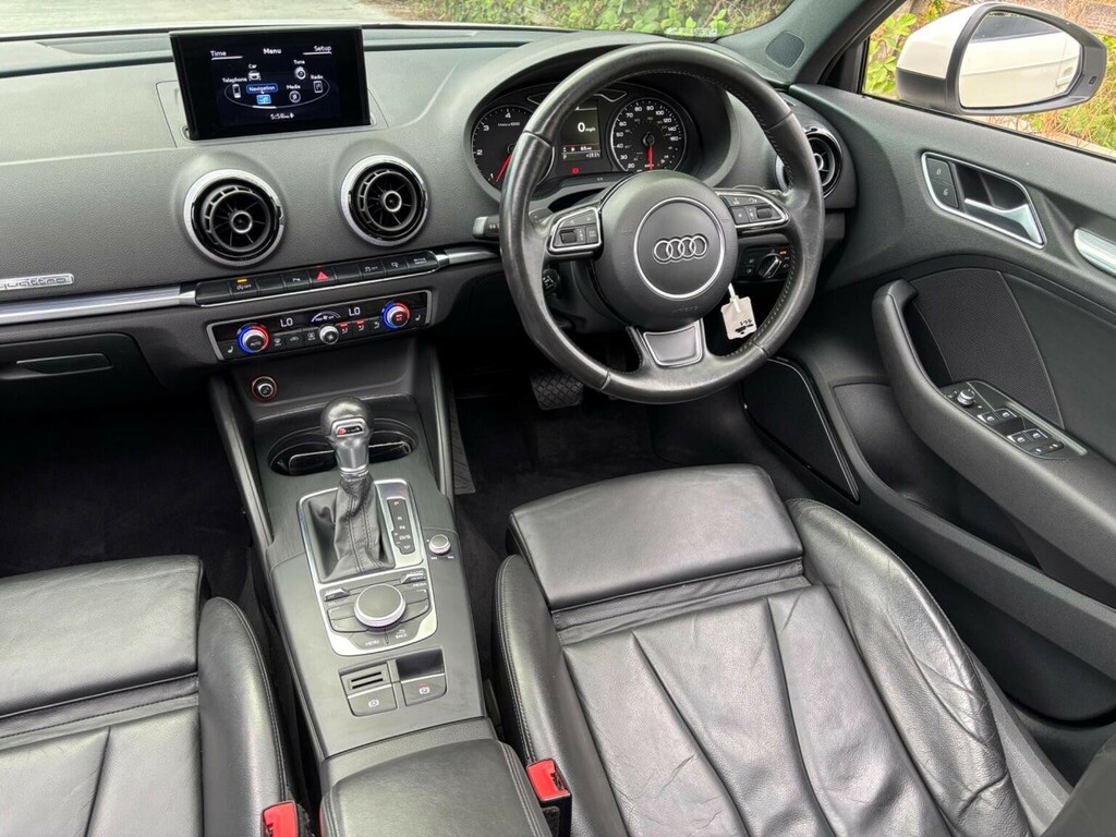 Audi A3 2.0 Tdi Sport Sportback S Tronic Quattro Euro 6 S White #2
